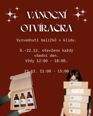 Ode dneška se na klid stavte každý všední den. Perníček i zimní speciály máme navařený 🎁